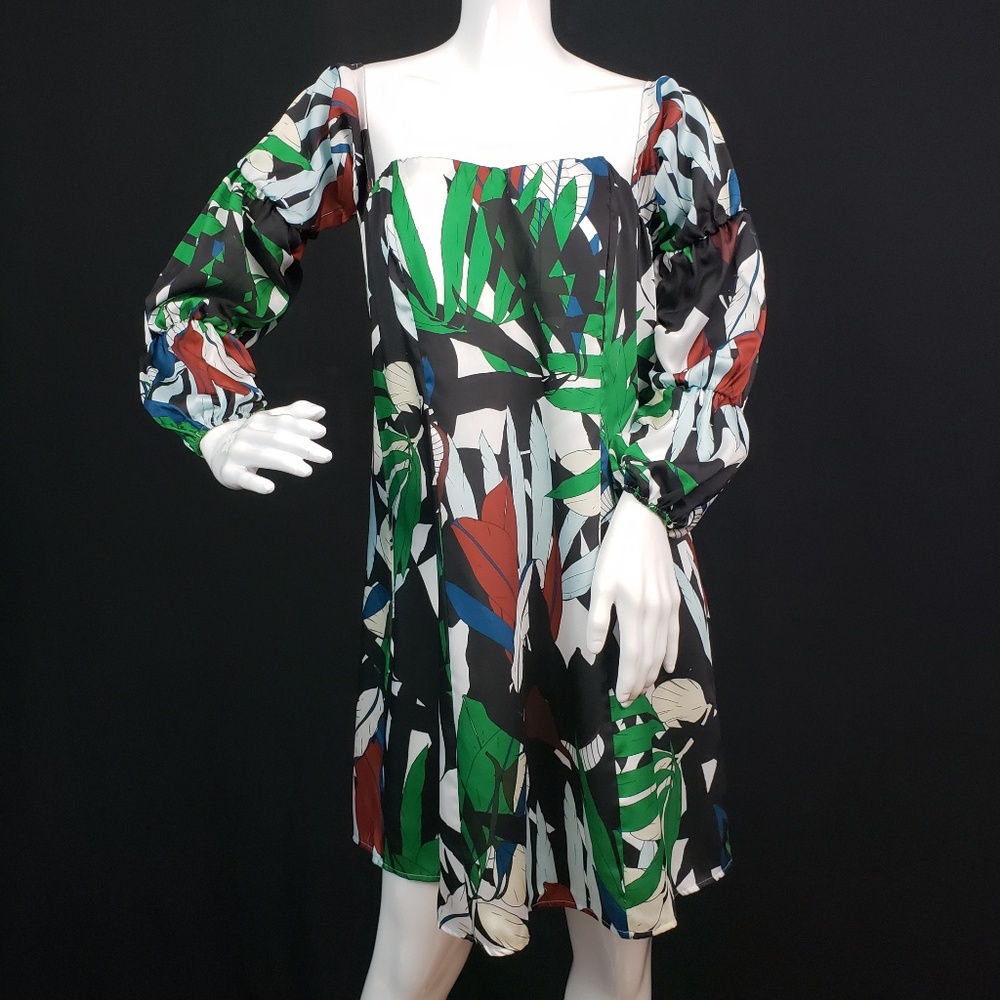 🆕️🌴 ALEXIA ADMOR Tropical Floral Mini Dress // (NWT)
